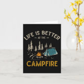 Het leven is beter in Camper C. Kaart (Gele Bloem)