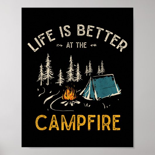 Het leven is beter in Camper C. Poster (Voorkant)