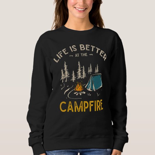 Het leven is beter in Camper C. Trui (Voorkant)