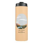 Het leven is beter in de berg thermosbeker (Voorkant)