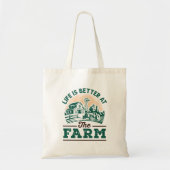 Het leven is beter in de Boerderij Tote Bag (Voorkant)
