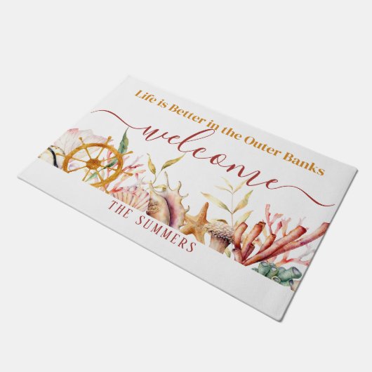 Het leven is beter in de buitenbanken, WELCOME Deurmat (Schuin)