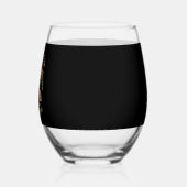 Het leven is beter in de Camper Camper Camp Campin Wijnglas Zonder Voet (Links)