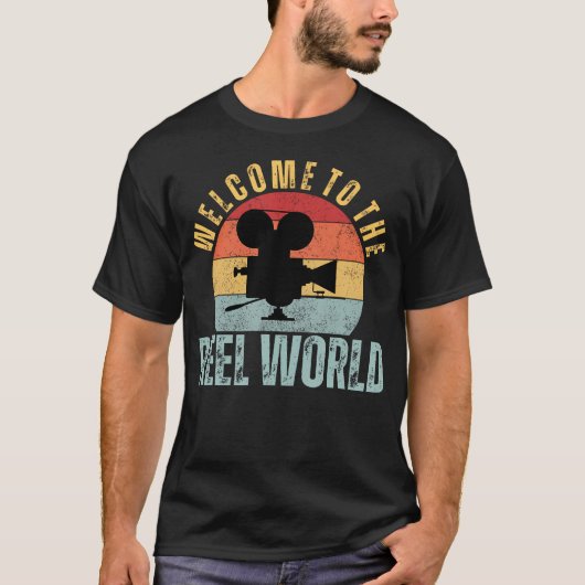 Het Leven Is Beter In De Reel Wereld Grappige Came T-shirt (Voorkant)