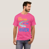 Het leven is beter in de Shirt Float Camping T (Voorkant volledig)