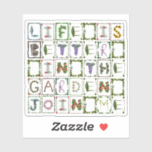 Het leven is beter in de tuin \ Tuinman Lover