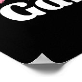 Het leven is beter in de tuin - Zinnia Flower Poster (Hoek)