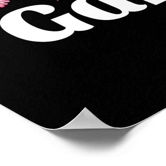 Het leven is beter in de tuin - Zinnia Flower Poster (Hoek)