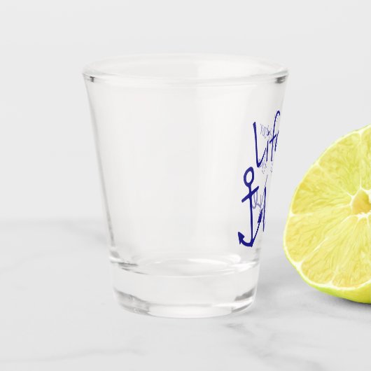 HET LEVEN IS BETER IN DE WEG | SHOT GLAS (Links)