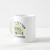Het leven is beter in een Camper Koffiemok (Voorkant links)