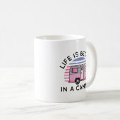 Het leven is beter in een Camper Koffiemok (Voorkant rechts)