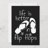 Het Leven Is Beter In Flip Flops Kaart (Voorkant)