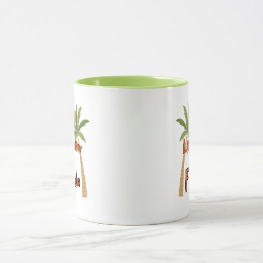 Het leven is beter in Florida Coffee Mok (Midden)