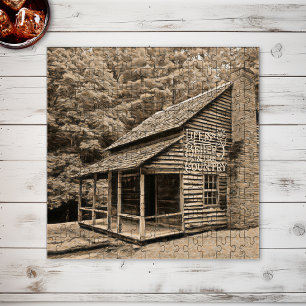 Het leven is beter in het land van de oude bergkoo legpuzzel