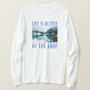 Het leven is beter in het meer van T-Shirt