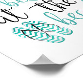 Het leven is beter in het Poster van de strand Tee (Hoek)