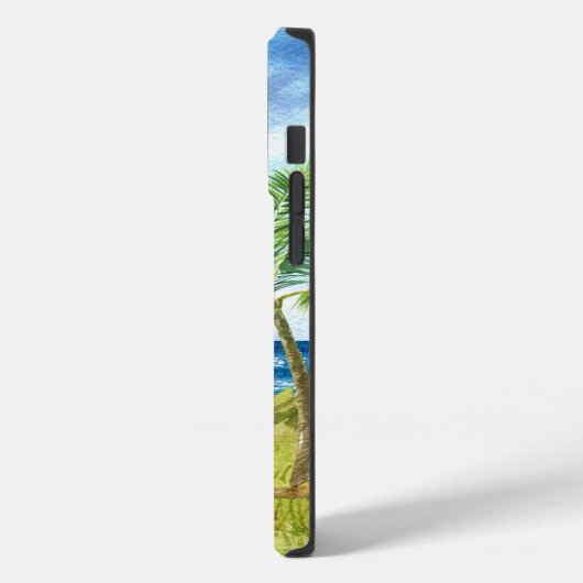 Het leven is beter in het strand Case-Mate iPhone case (Achterkant / Links)