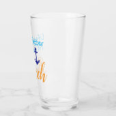 Het leven is beter in het strand glas (Links)