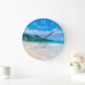 Het leven is beter in het strand grote klok (Huis)