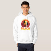 Het leven is beter in het strand hoodie (Voorkant volledig)