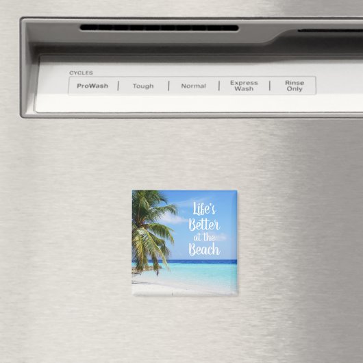 Het leven is beter in het strand magneet (Insitu (Vaatwasser))