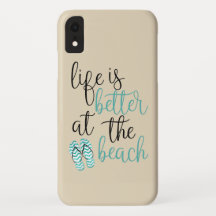 Het leven is beter in het strand met Teenslippers 