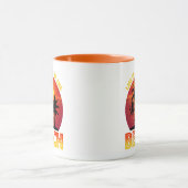 Het leven is beter in het strand mok (Midden)