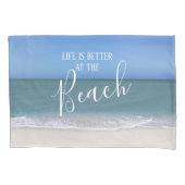 Het leven is beter in het strand | Mooie foto Kussensloop (Voorkant)