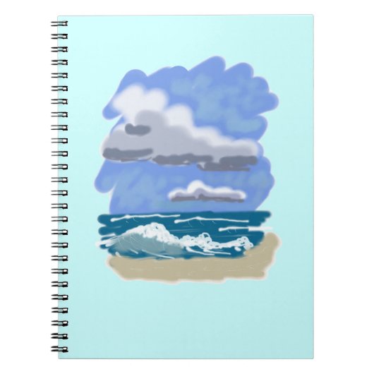 Het leven is beter in het strand notitieboek (Voorkant)