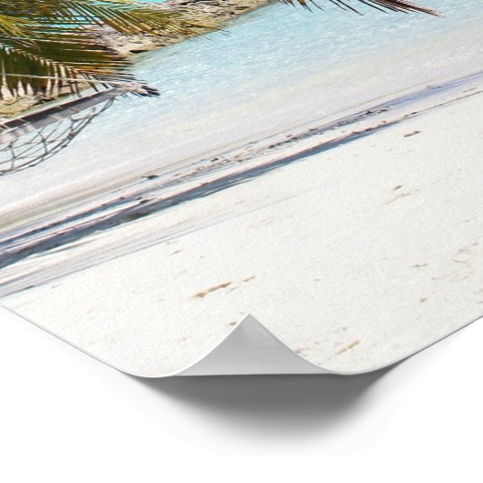 Het leven is beter in het strand poster (Hoek)