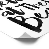 Het leven is beter in het strand poster (Hoek)