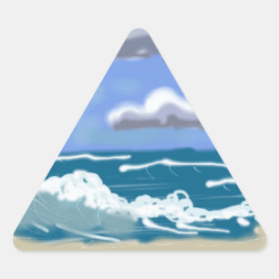 Het leven is beter in het strand sticker