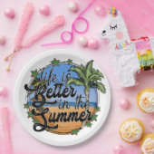 Het leven is beter in het Summer Paper Bord (Feest)
