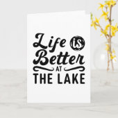 Het leven is beter in het Wakeboardmeer Kaart (Gele Bloem)
