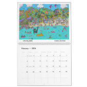 Het leven is beter in Roatan 2025 Kalender (Feb 2026)