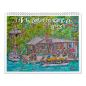 Het leven is beter in Roatan Calendar Kalender (Hoes)