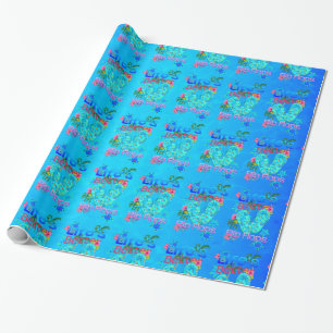 Het leven is beter in Teenslipper Cadeaupapier