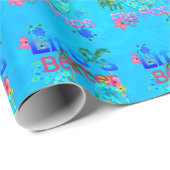 Het leven is beter in Teenslipper Cadeaupapier (Rol Hoek)