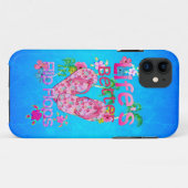 Het leven is beter in Teenslipper Case-Mate iPhone Case (Achterkant (horizontaal))
