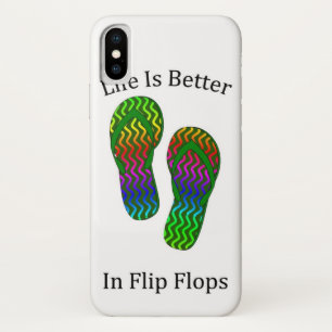 Het leven is beter in Teenslipper Case-Mate iPhone Case