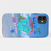 Het leven is Beter in Teenslipper Case-Mate iPhone Case (Achterkant (horizontaal))
