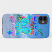 Het leven is beter in Teenslipper Case-Mate iPhone Case (Achterkant (horizontaal))
