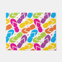 Het leven is beter in Teenslipper Deurmat