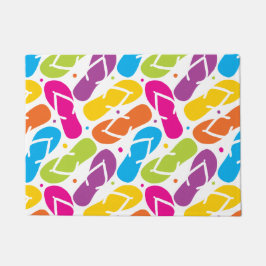 Het leven is beter in Teenslipper Deurmat