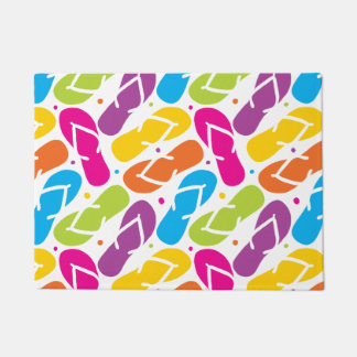 Het leven is beter in Teenslipper Deurmat