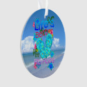 Het leven is beter in Teenslipper Ornament (voorkant)