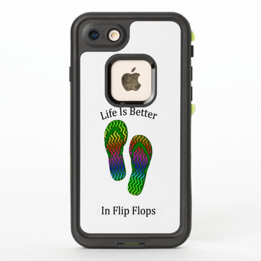 Het leven is beter in Teenslippers (Achterkant)