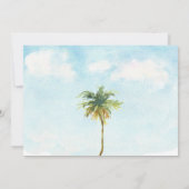 Het leven is beter in Teenslippers die aankondigin Kaart (Achterkant)