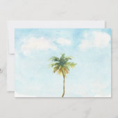 Het leven is beter in Teenslippers die aankondigin Kaart (Achterkant)