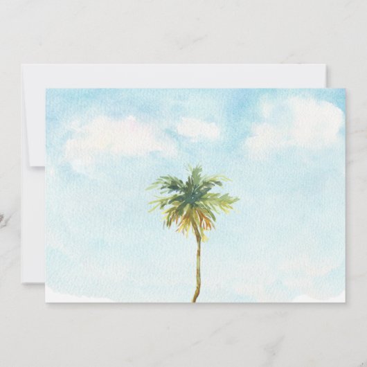 Het leven is beter in Teenslippers die aankondigin Kaart (Achterkant)